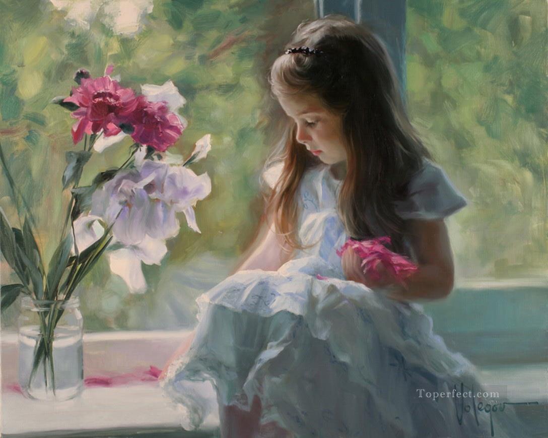 Little Girl VV 04 impressionism Oil Paintings